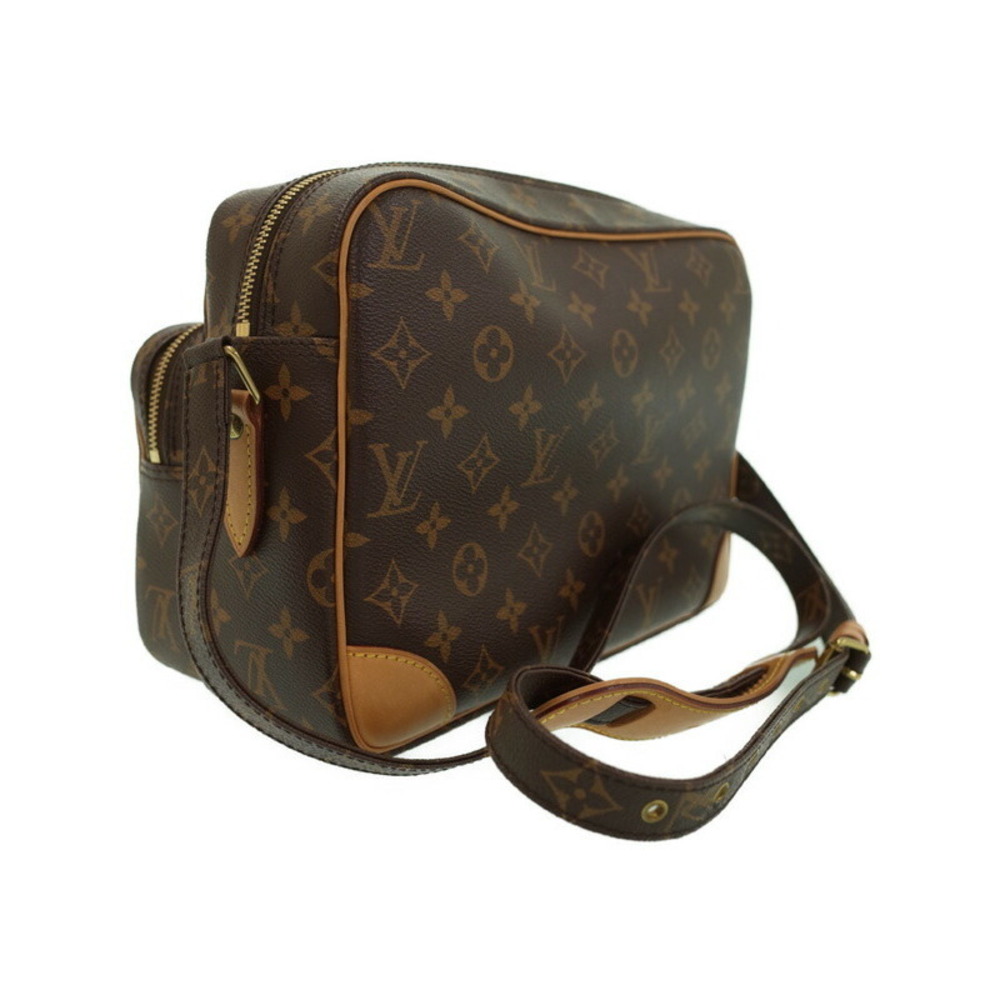 Louis Vuitton Shoulder Nile Monogram Leather Brown Bag
